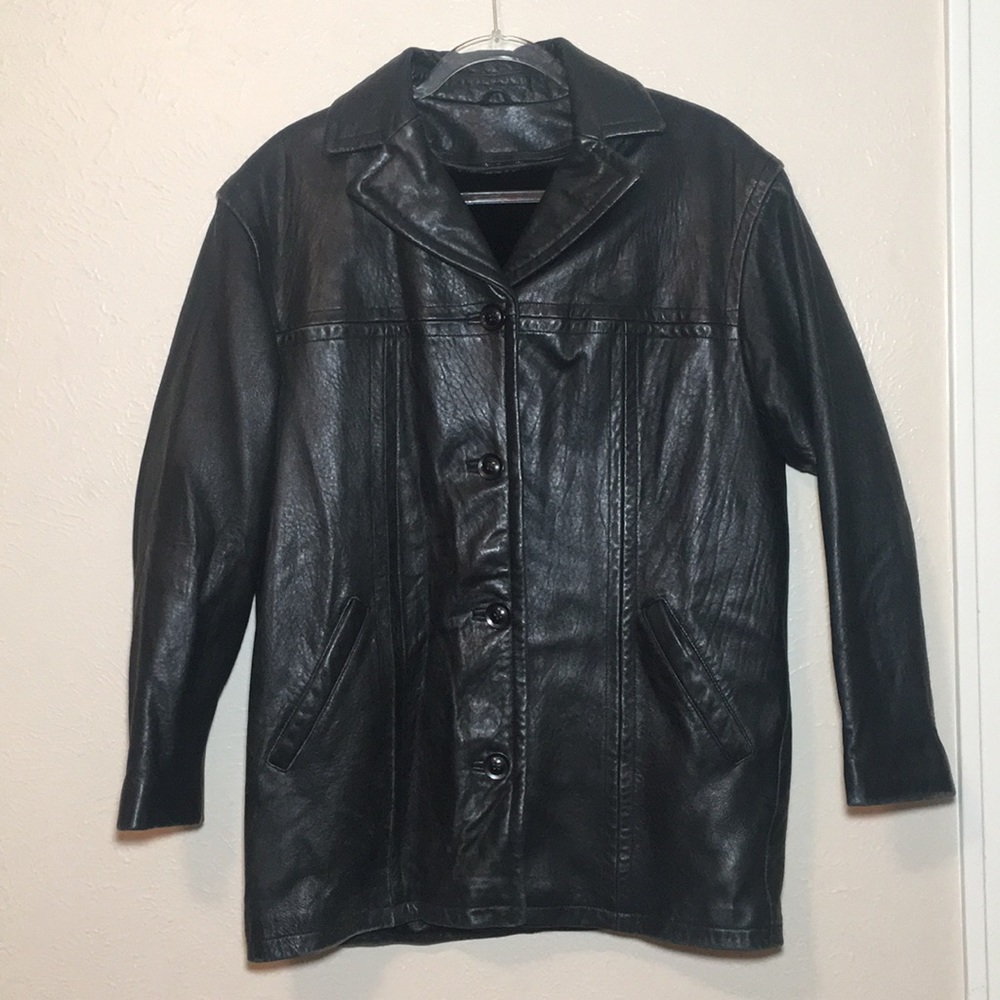 Vintage Winlet Leather Jacket Sz L